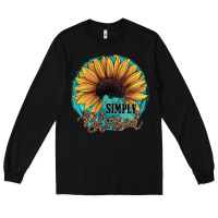 Black Simply Blessed Long Sleeve Tee - JahusDesignShop