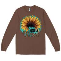 Chestnut Simply Blessed Long Sleeve Tee - JahusDesignShop