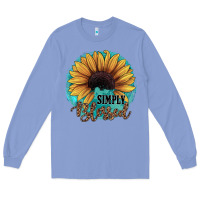 Colony Blue Simply Blessed Long Sleeve Tee - JahusDesignShop