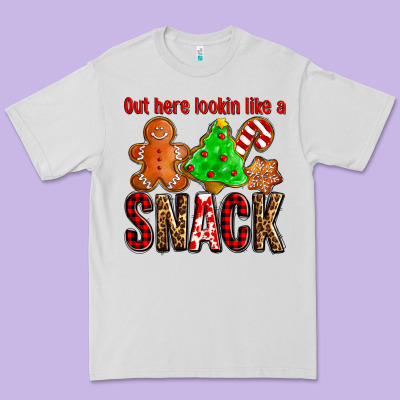 Out Here Lookin Like A Snack Ado Premium Tee Designed By Adodesignshop