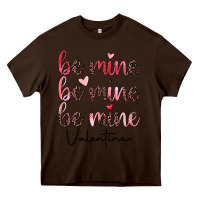 Chocolate Brown be mine valentine Heavy Core Tee - JahusDesignShop