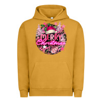 Pigment Peanut Butter pink merry christmas Urban Hoodie - FaDigitalArtStudio