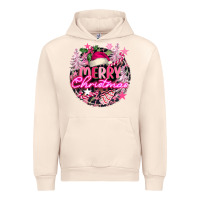 Sandshell pink merry christmas Urban Hoodie - FaDigitalArtStudio