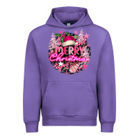 Tulip pink merry christmas Urban Hoodie - FaDigitalArtStudio