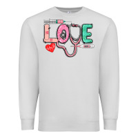 Dove Grey love nursing Premium Sweatshirt - CowGirlArtShop