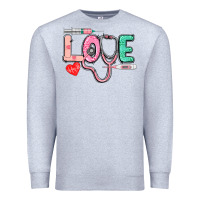 Heather Grey love nursing Premium Sweatshirt - CowGirlArtShop