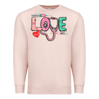 Pale Pink love nursing Premium Sweatshirt - CowGirlArtShop