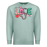 Seafoam love nursing Premium Sweatshirt - CowGirlArtShop