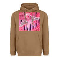 Toasted Coconut cancer awareness american flag Heavyweight Hoodie - CowGirlArtShop