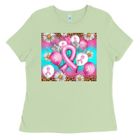 Matcha Breast cancer balloon Ladies Tee - Artiststas