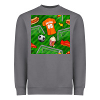 Storm soccer ball uniform and shoes seamless pattern Heavyweight Sweatshirt - BundleAndBundleShop