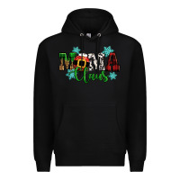 Black mama claus christmas Premium Hoodie - CowGirlArtShop