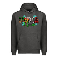 Charcoal Heather mama claus christmas Premium Hoodie - CowGirlArtShop