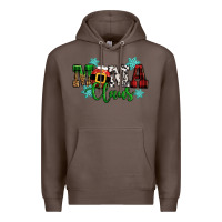 Coffee mama claus christmas Premium Hoodie - CowGirlArtShop