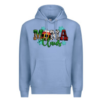 Colony Blue mama claus christmas Premium Hoodie - CowGirlArtShop