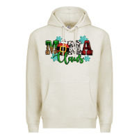 Oatmeal Heather mama claus christmas Premium Hoodie - CowGirlArtShop