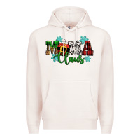 Pale Pink mama claus christmas Premium Hoodie - CowGirlArtShop
