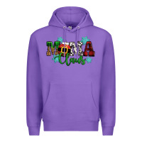 Purple mama claus christmas Premium Hoodie - CowGirlArtShop