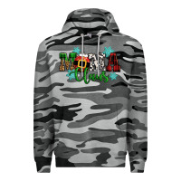 Slate Camo mama claus christmas Premium Hoodie - CowGirlArtShop