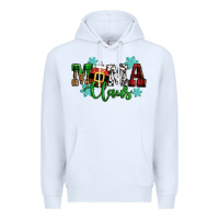 White mama claus christmas Premium Hoodie - CowGirlArtShop