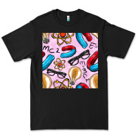 Black physics seamless pattern Premium Tee - BundleAndBundleShop