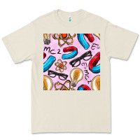 Bone physics seamless pattern Premium Tee - BundleAndBundleShop