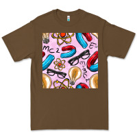 Cacao physics seamless pattern Premium Tee - BundleAndBundleShop