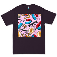 Plum physics seamless pattern Premium Tee - BundleAndBundleShop