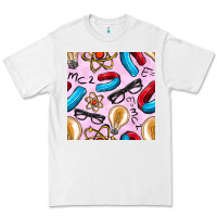 White physics seamless pattern Premium Tee - BundleAndBundleShop