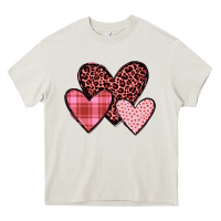 Cream hearts Heavy Core Tee - JahusDesignShop