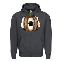 Smoke Soccer Pumpkin Zipper Hoodie - texasbilliewilder