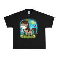 Black little cute horse Urban Heavy Tee - NancyCooperArtShop