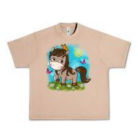 Burro little cute horse Urban Heavy Tee - NancyCooperArtShop