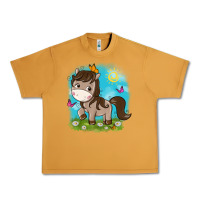 Peanut Butter little cute horse Urban Heavy Tee - NancyCooperArtShop