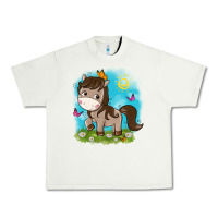 Pistachio little cute horse Urban Heavy Tee - NancyCooperArtShop