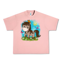 Salmon little cute horse Urban Heavy Tee - NancyCooperArtShop