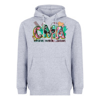 Heather Grey certified medical assistant Heavyweight Hoodie - CowGirlArtShop