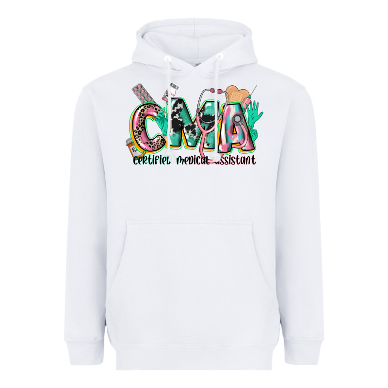 Certified Medical Assistant Heavyweight Hoodie by CowGirlArtShop | Teevron