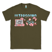 Army Green ultrasound tech Classic Tee - MaliasSmallBusiness