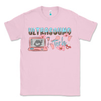 Bubblegum Pink ultrasound tech Classic Tee - MaliasSmallBusiness
