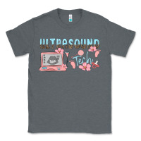Charcoal Heather ultrasound tech Classic Tee - MaliasSmallBusiness