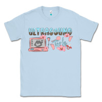 Dusty Blue ultrasound tech Classic Tee - MaliasSmallBusiness