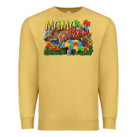 Antique Gold Mama bear Autism Premium Sweatshirt - CowGirlArtShop