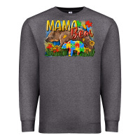 Charcoal Heather Mama bear Autism Premium Sweatshirt - CowGirlArtShop