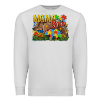 Dove Grey Mama bear Autism Premium Sweatshirt - CowGirlArtShop