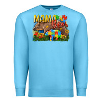 Ocean Blue Mama bear Autism Premium Sweatshirt - CowGirlArtShop