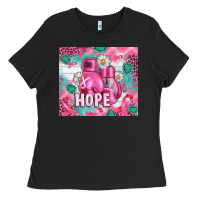 Breast Cancer Boxing Gloves Ladies Tee | Teevron