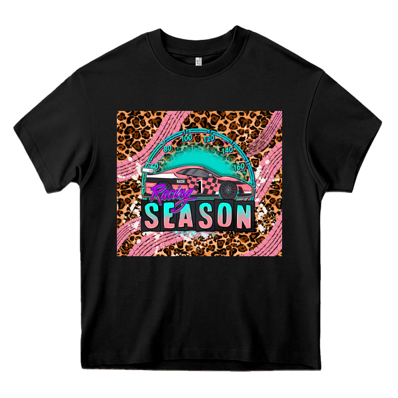 Pink Racing Car Heavy Core Tee by AdoDesignShop | Teevron