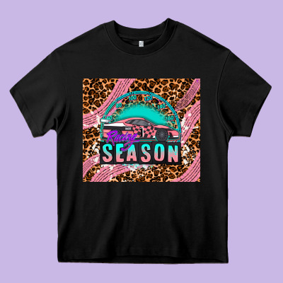 Pink Racing Car Heavy Core Tee Designed By Adodesignshop