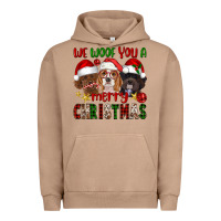 Pigment Burro We Woof You A Merry Christmas Urban Hoodie - FaDigitalArtStudio